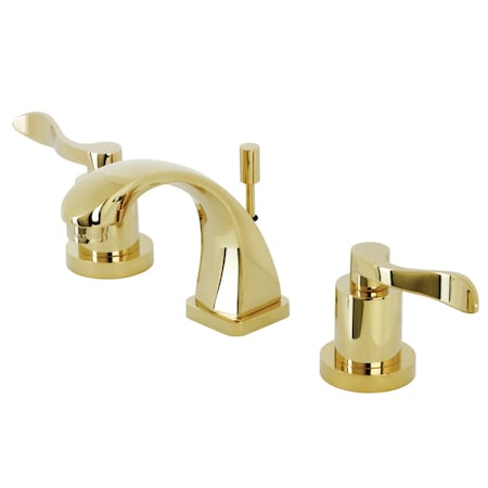 KS4942DFL NuWave Widespread Bathroom Faucet, Polished Brass